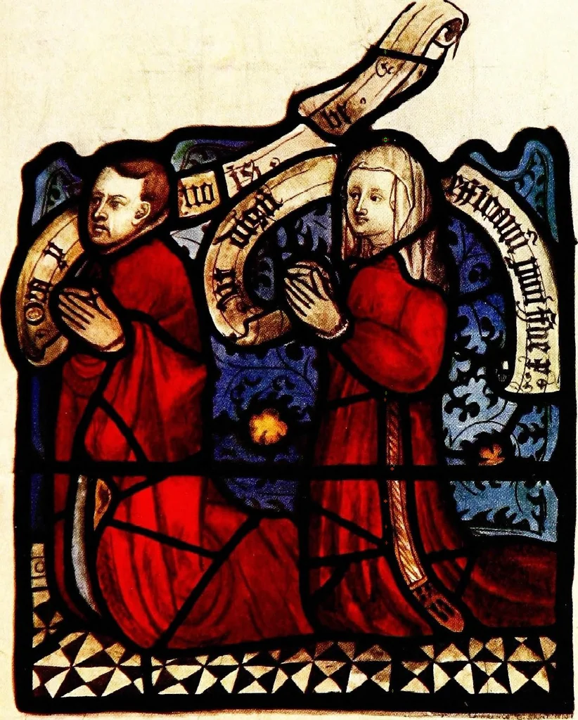 An illustration from Stained glass of the middle ages in England and France, 1913, leaf 377