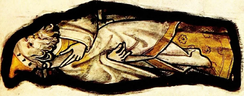 An illustration from Stained glass of the middle ages in England and France, 1913, leaf 393