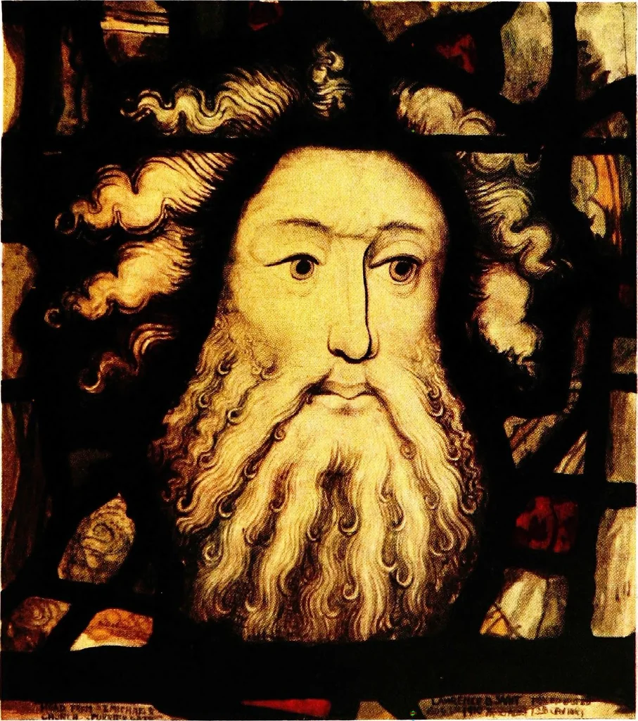 An illustration from Stained glass of the middle ages in England and France, 1913, leaf 417