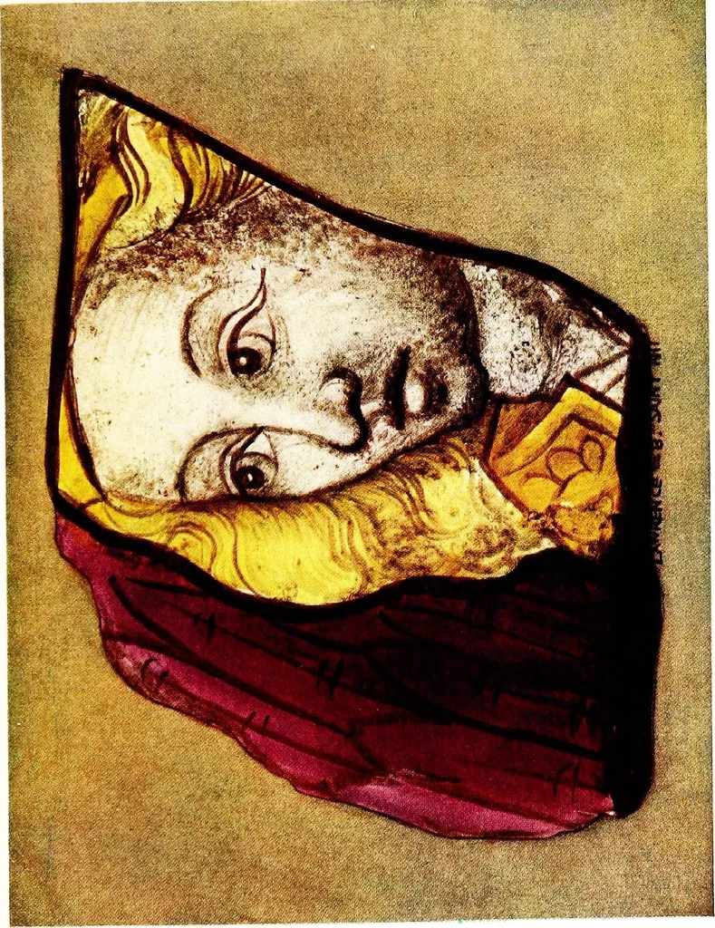 An illustration from Stained glass of the middle ages in England and France, 1913, leaf 457