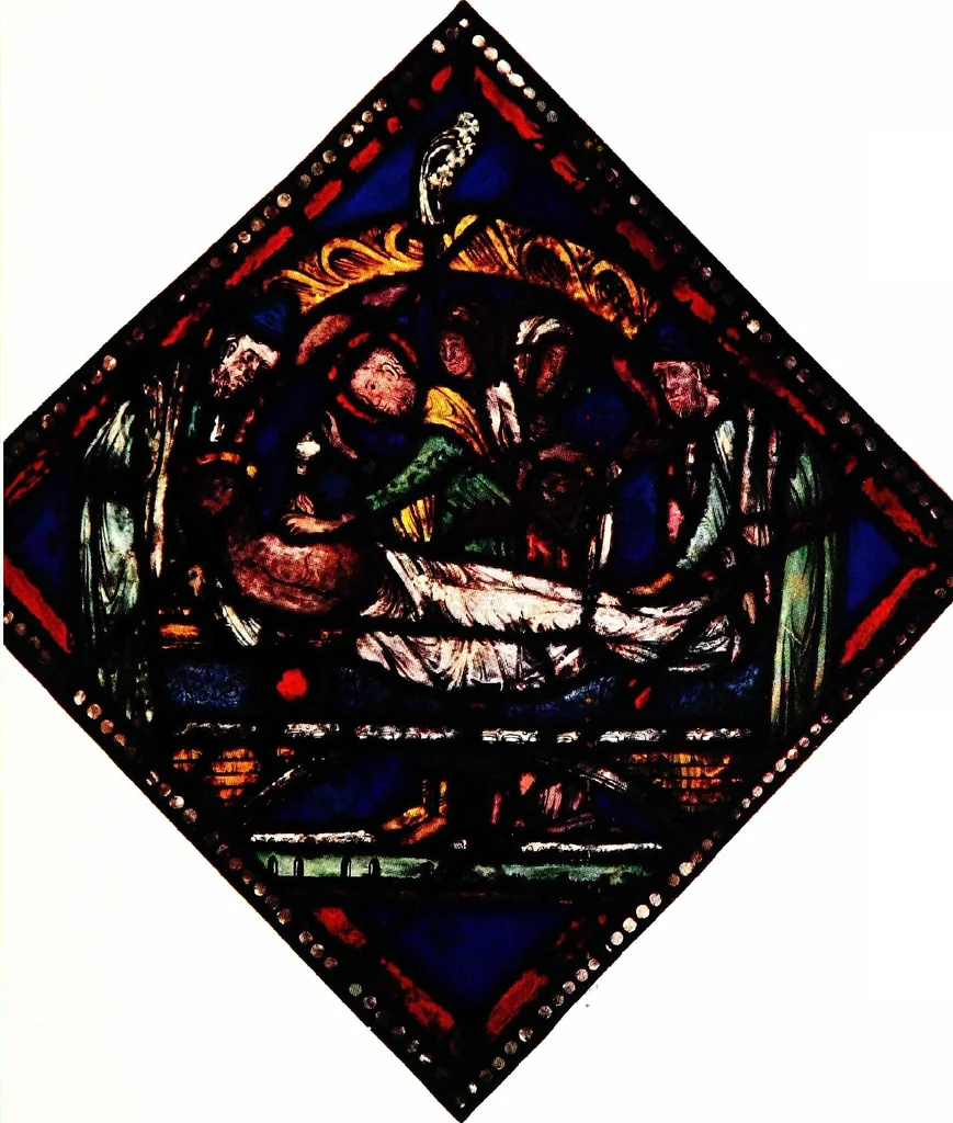 An illustration from Stained glass of the middle ages in England and France, 1913, leaf 69