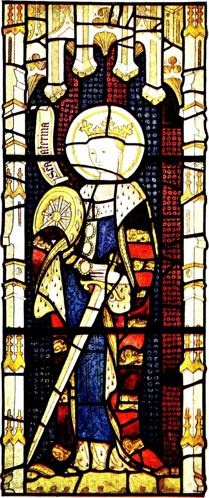 An illustration from A history of English glass-painting, with some remarks upon the Swiss glass miniatures of the sixteenth and seventeenth centuries, 1912, leaf 59