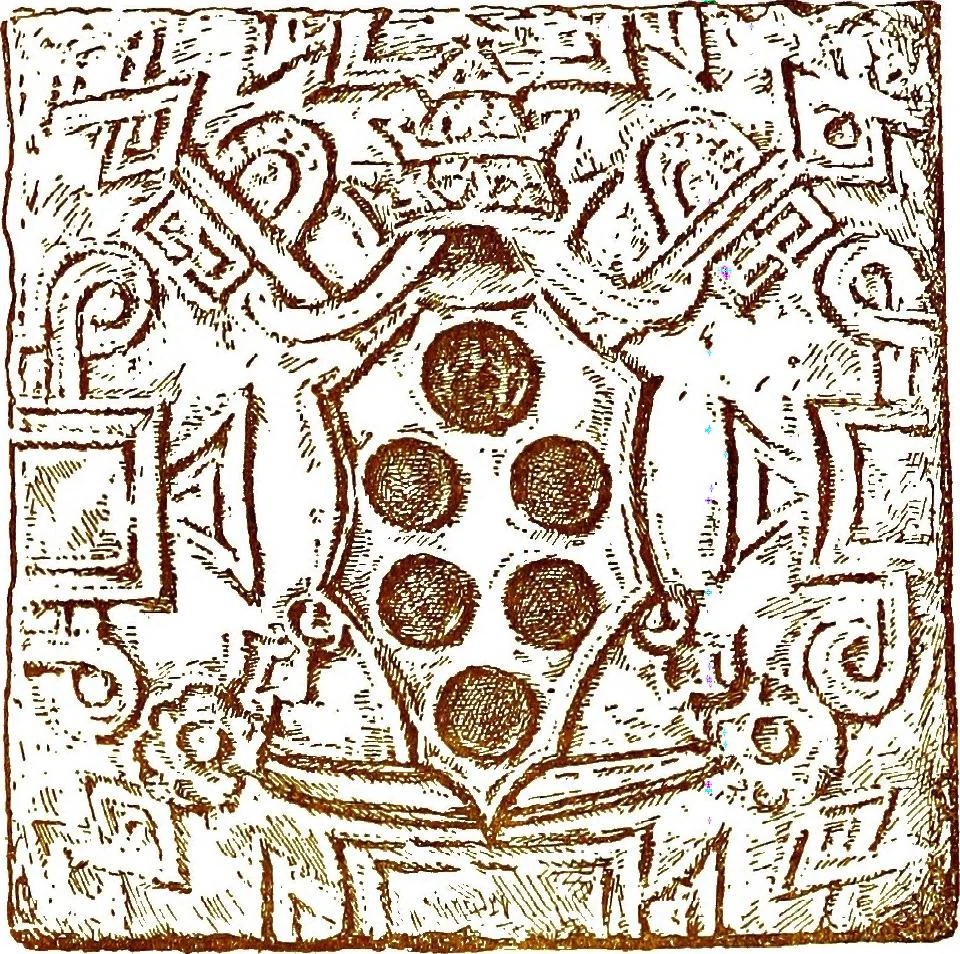An illustration from Italian ceramic art : The maiolica pavement tiles of the fifteenth century, 1902, leaf 104