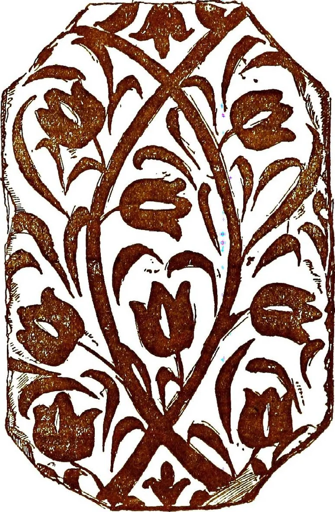 An illustration from Italian ceramic art : The maiolica pavement tiles of the fifteenth century, 1902, leaf 106