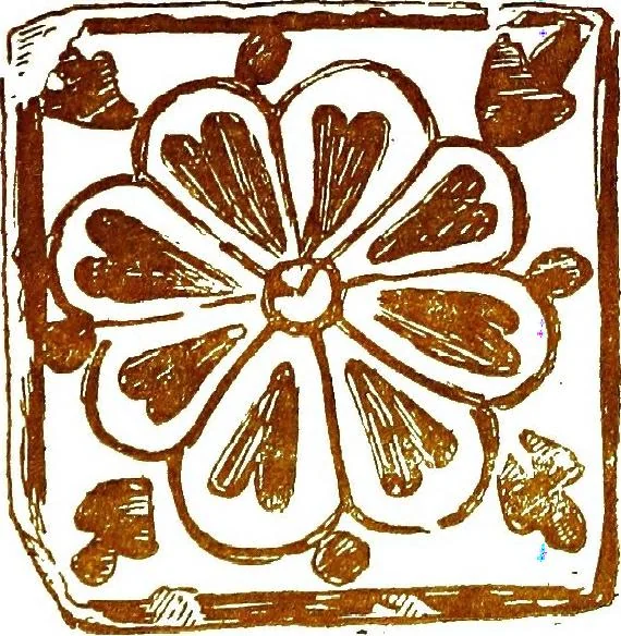 An illustration from Italian ceramic art : The maiolica pavement tiles of the fifteenth century, 1902, leaf 107