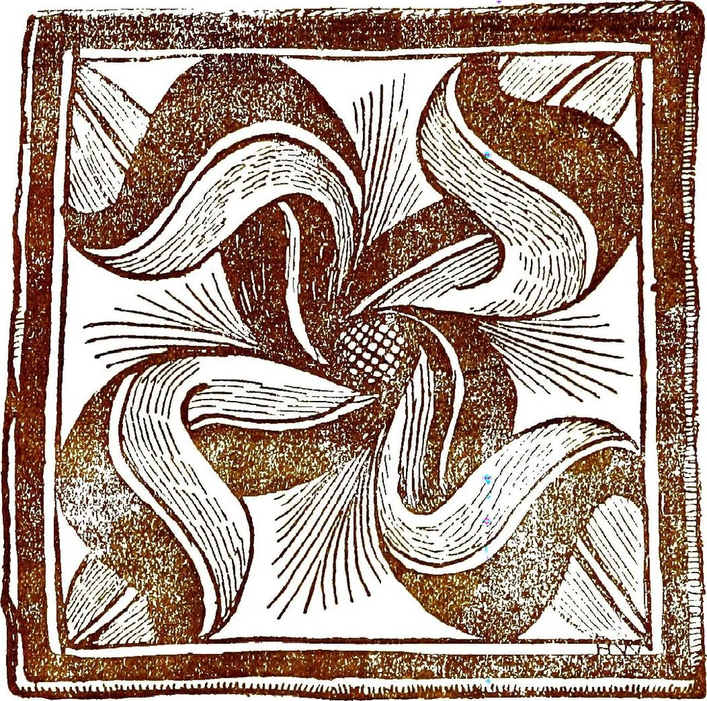 An illustration from Italian ceramic art : The maiolica pavement tiles of the fifteenth century, 1902, leaf 38