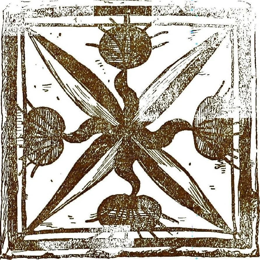 An illustration from Italian ceramic art : The maiolica pavement tiles of the fifteenth century, 1902, leaf 48