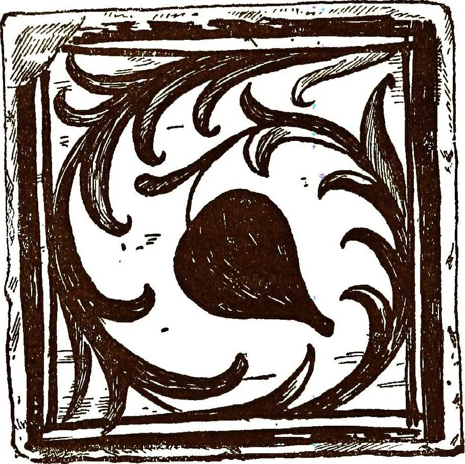 An illustration from Italian ceramic art : The maiolica pavement tiles of the fifteenth century, 1902, leaf 50