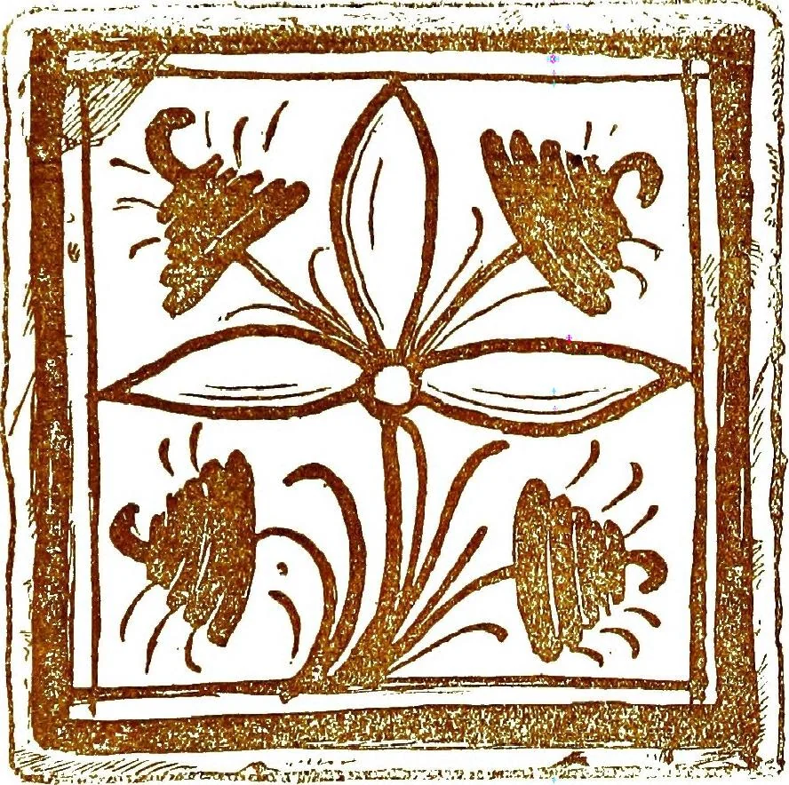 An illustration from Italian ceramic art : The maiolica pavement tiles of the fifteenth century, 1902, leaf 51