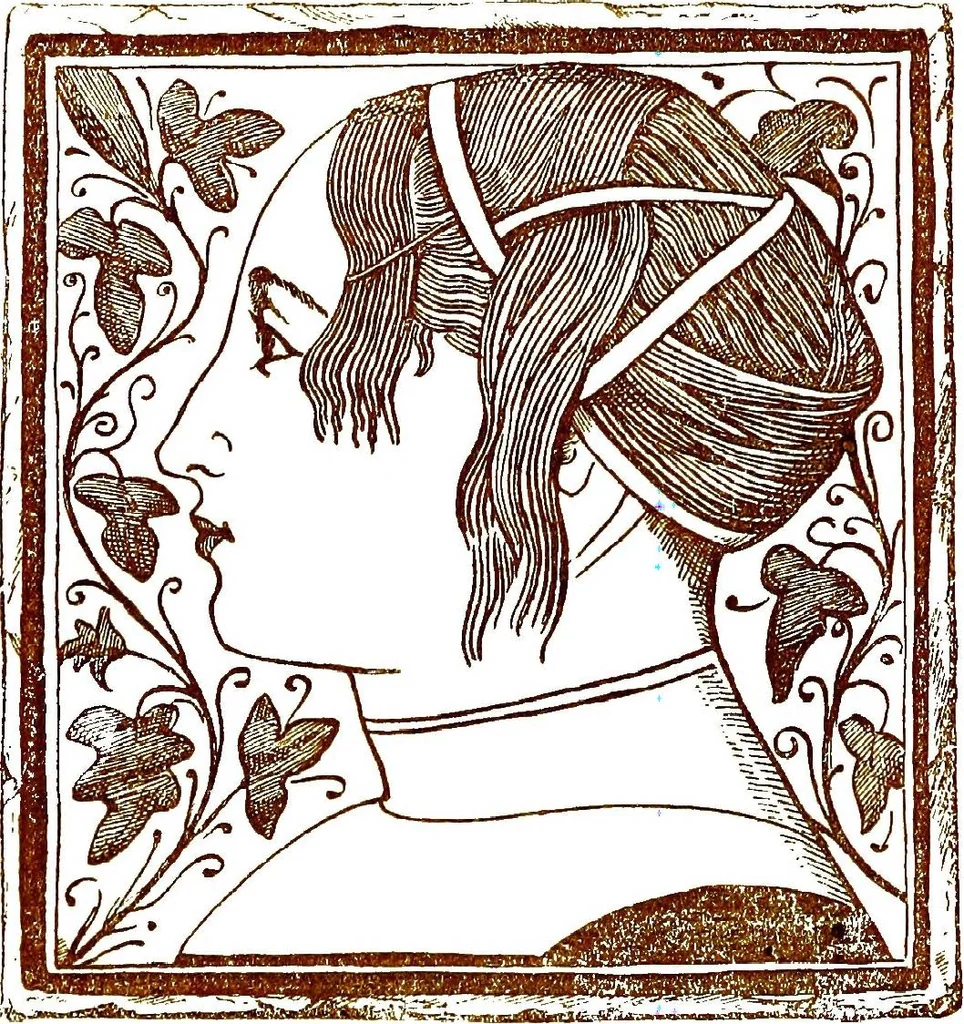 An illustration from Italian ceramic art : The maiolica pavement tiles of the fifteenth century, 1902, leaf 52