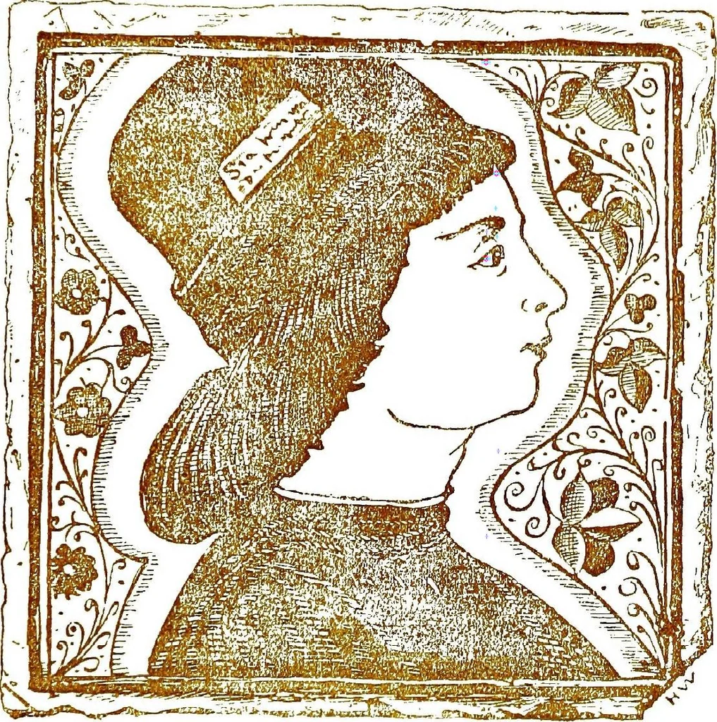 An illustration from Italian ceramic art : The maiolica pavement tiles of the fifteenth century, 1902, leaf 53