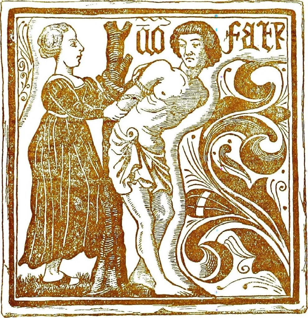 An illustration from Italian ceramic art : The maiolica pavement tiles of the fifteenth century, 1902, leaf 57