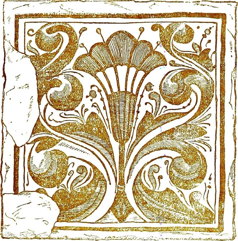 An illustration from Italian ceramic art : The maiolica pavement tiles of the fifteenth century, 1902, leaf 59