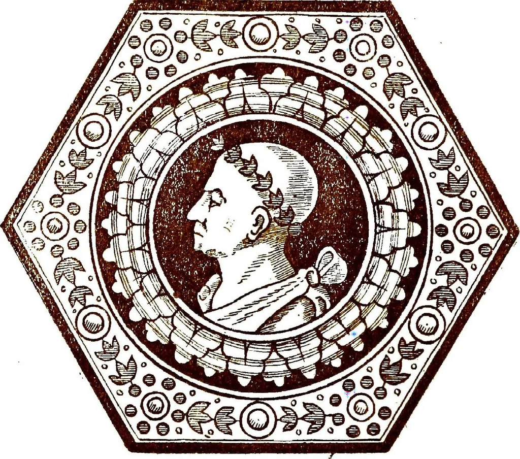 An illustration from Italian ceramic art : The maiolica pavement tiles of the fifteenth century, 1902, leaf 68