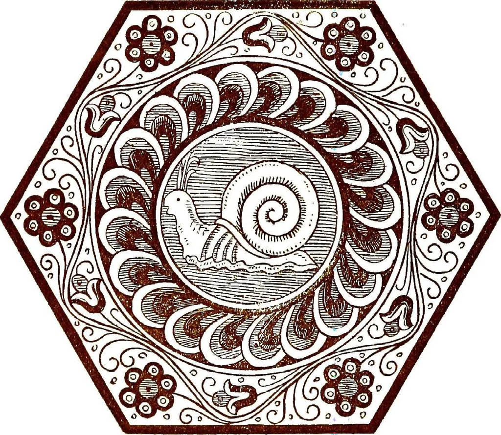An illustration from Italian ceramic art : The maiolica pavement tiles of the fifteenth century, 1902, leaf 70