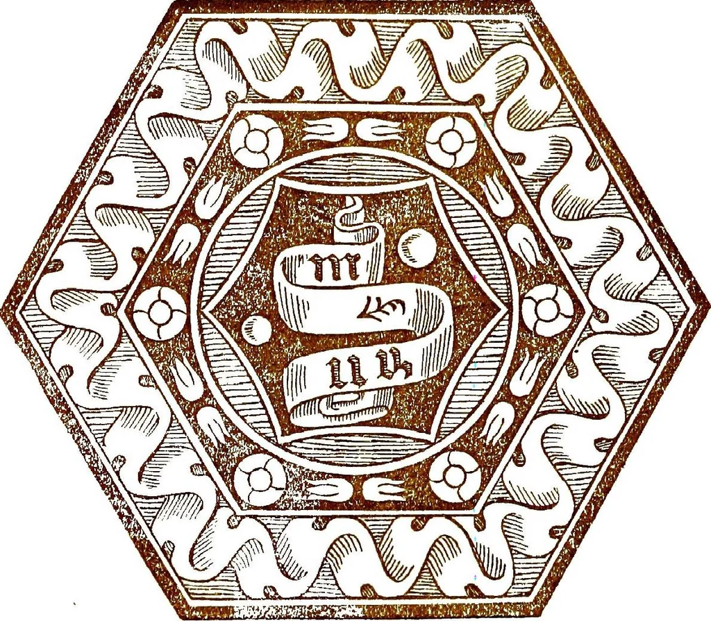 An illustration from Italian ceramic art : The maiolica pavement tiles of the fifteenth century, 1902, leaf 72