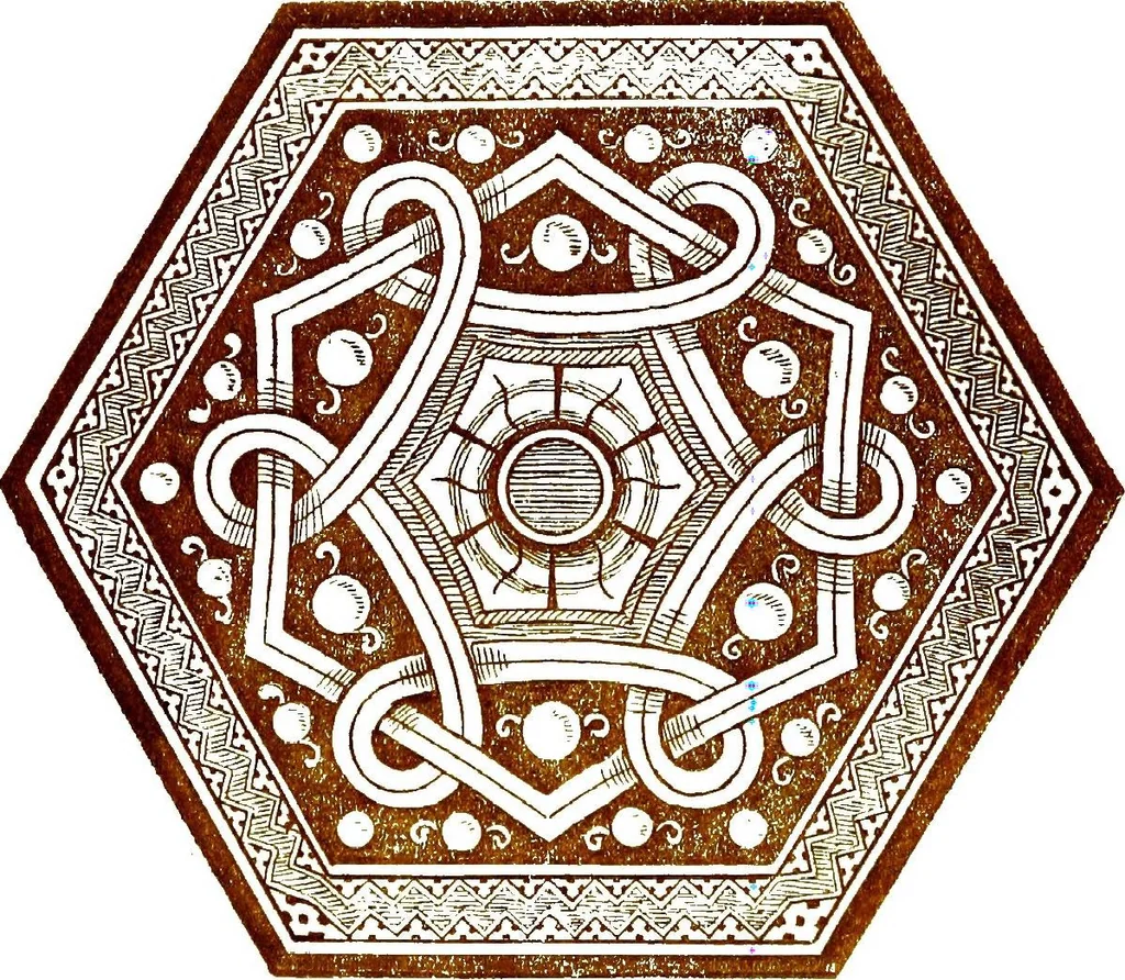 An illustration from Italian ceramic art : The maiolica pavement tiles of the fifteenth century, 1902, leaf 74