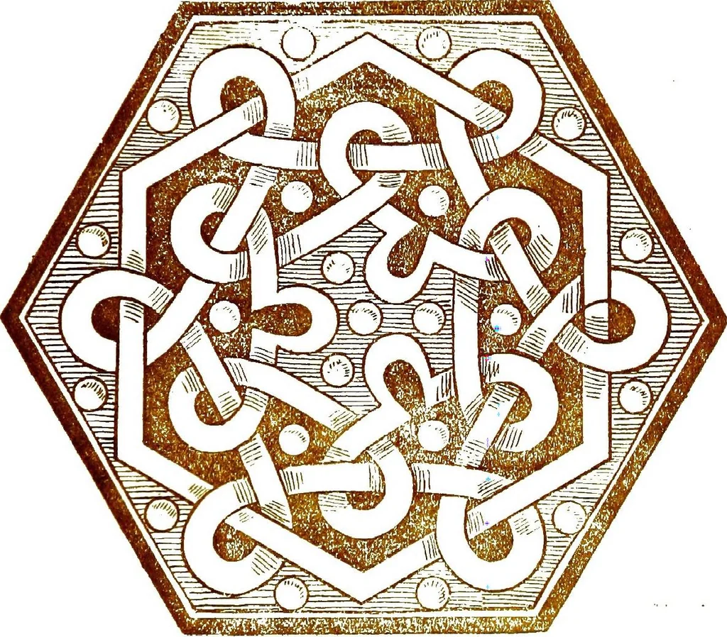 An illustration from Italian ceramic art : The maiolica pavement tiles of the fifteenth century, 1902, leaf 75