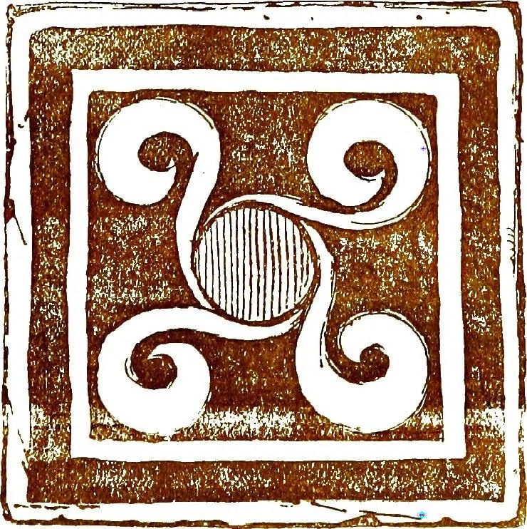 An illustration from Italian ceramic art : The maiolica pavement tiles of the fifteenth century, 1902, leaf 78