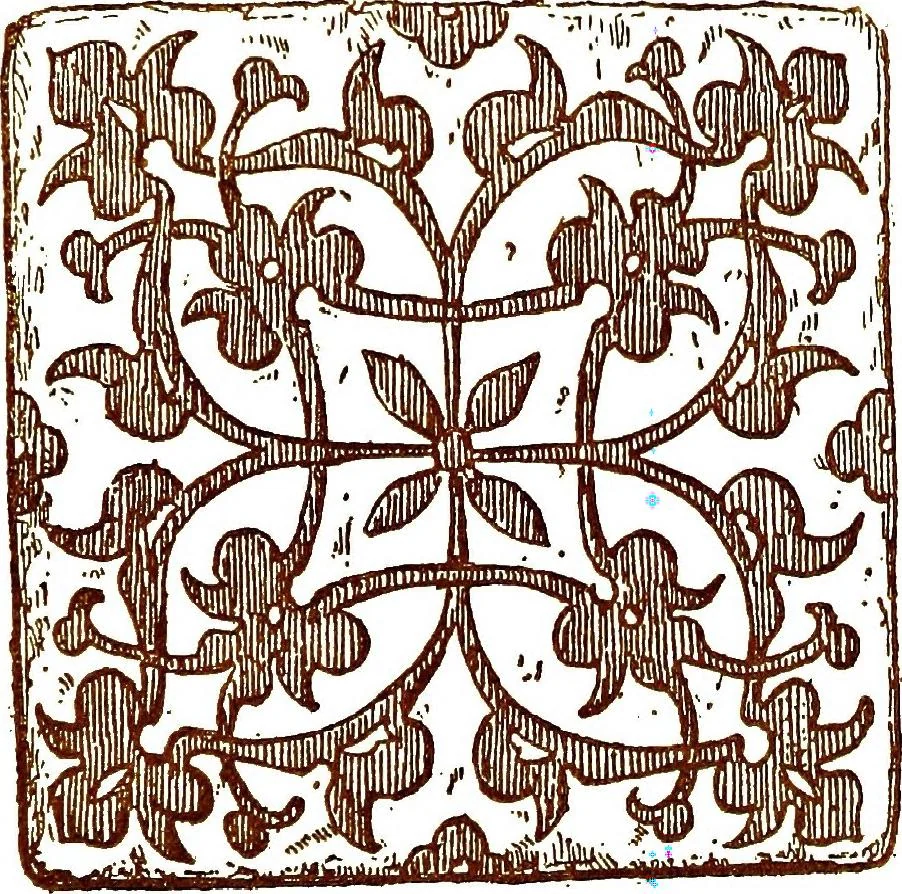 An illustration from Italian ceramic art : The maiolica pavement tiles of the fifteenth century, 1902, leaf 85