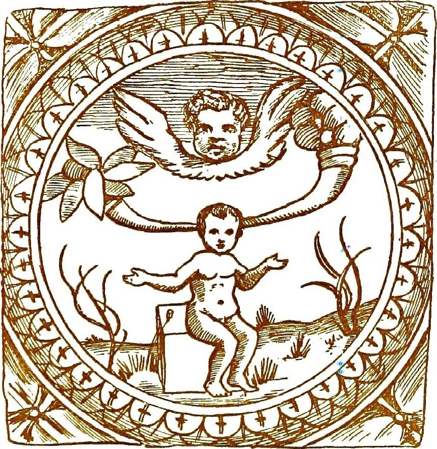 An illustration from Italian ceramic art : The maiolica pavement tiles of the fifteenth century, 1902, leaf 91