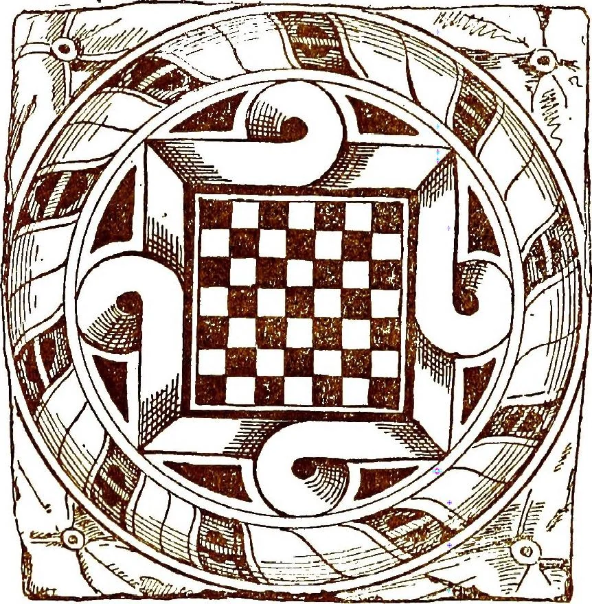 An illustration from Italian ceramic art : The maiolica pavement tiles of the fifteenth century, 1902, leaf 92