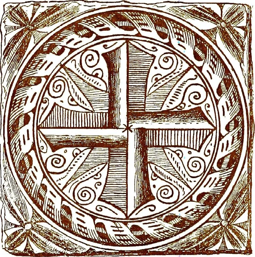 An illustration from Italian ceramic art : The maiolica pavement tiles of the fifteenth century, 1902, leaf 96