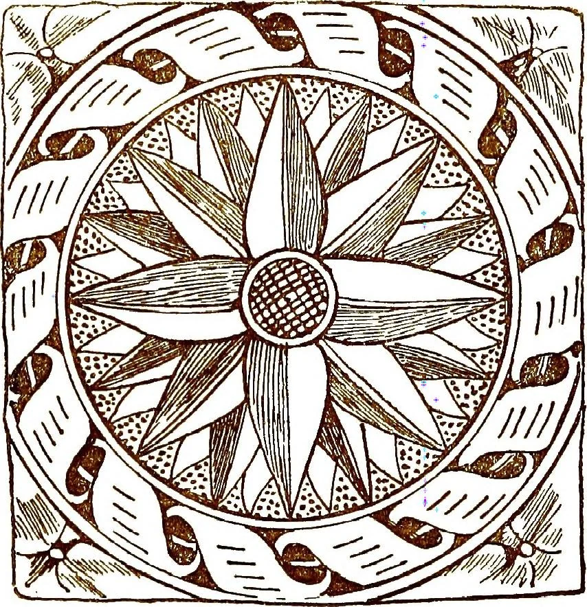 An illustration from Italian ceramic art : The maiolica pavement tiles of the fifteenth century, 1902, leaf 98