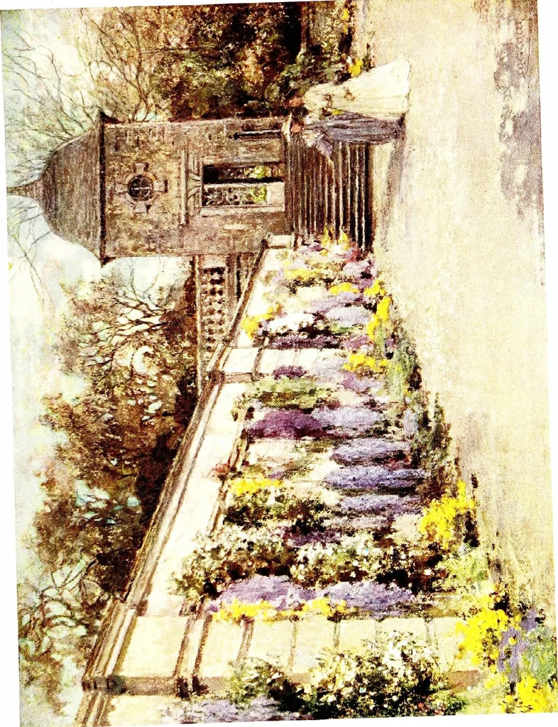 An illustration from Scottish gardens; being a representative selection of different types, old and new, 1908, leaf 107