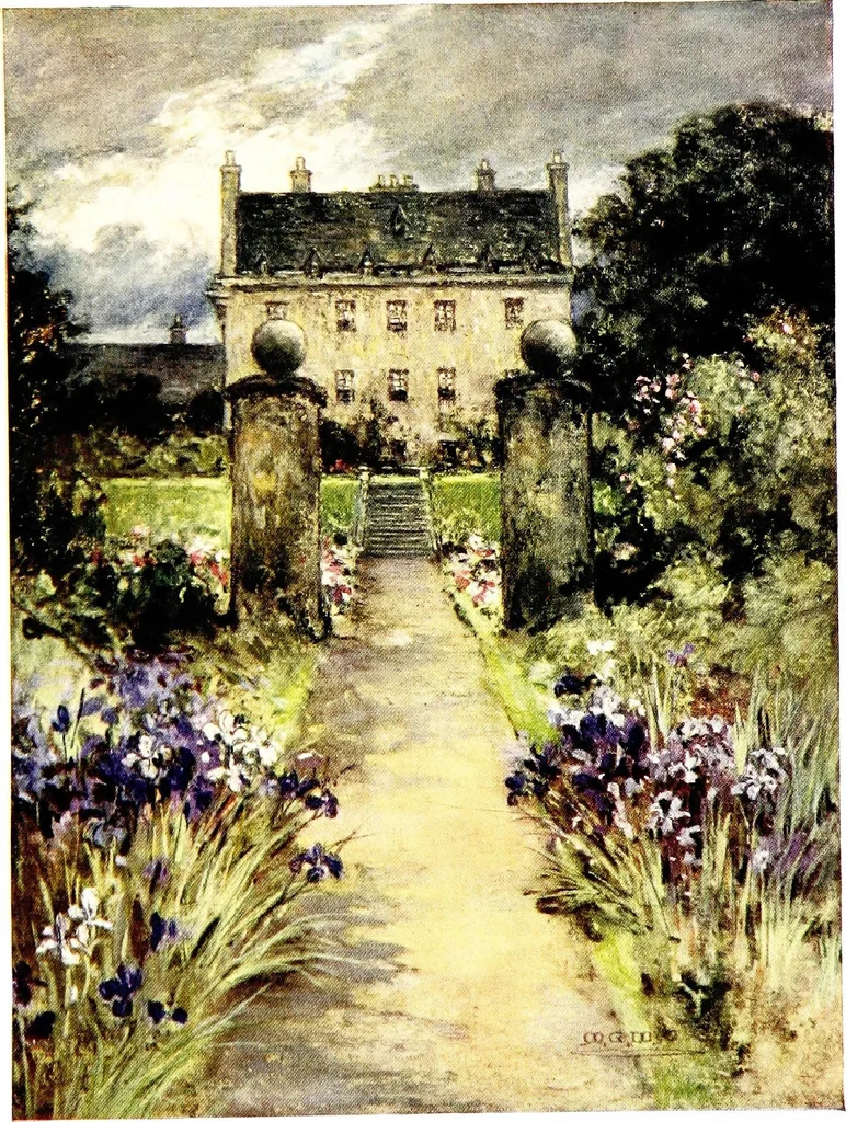 An illustration from Scottish gardens; being a representative selection of different types, old and new, 1908, leaf 257