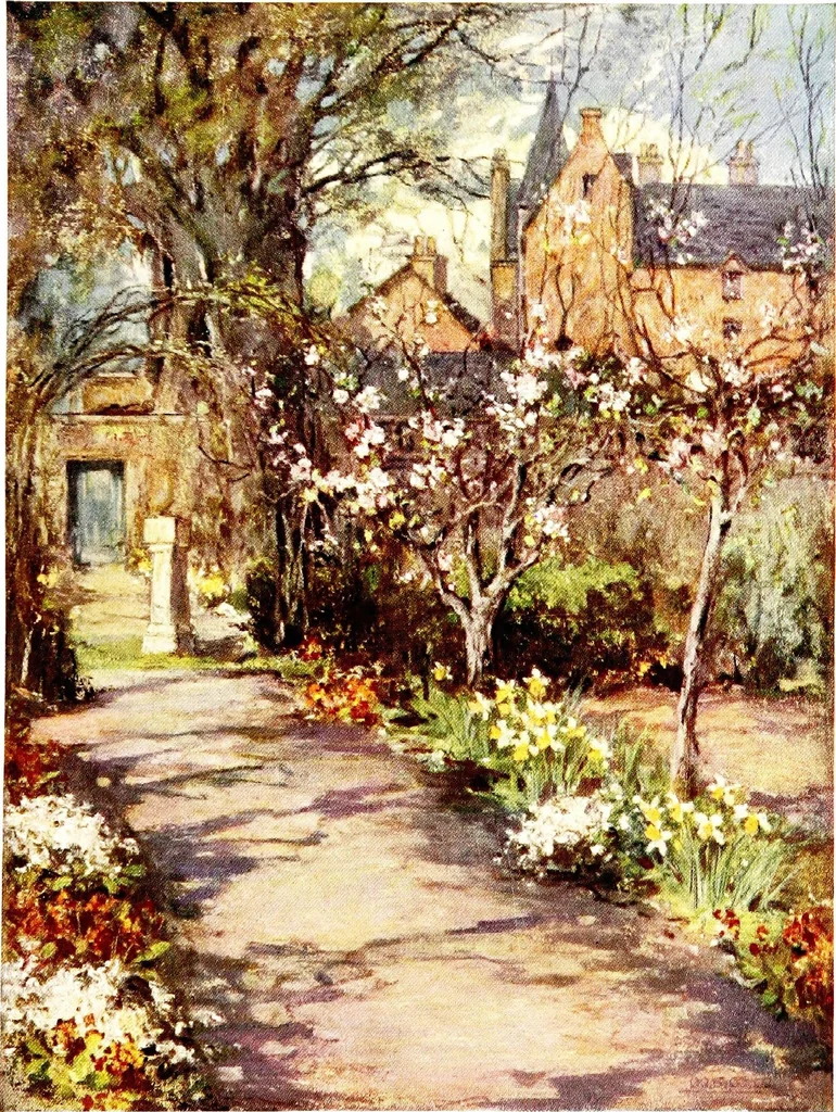 An illustration from Scottish gardens; being a representative selection of different types, old and new, 1908, leaf 75