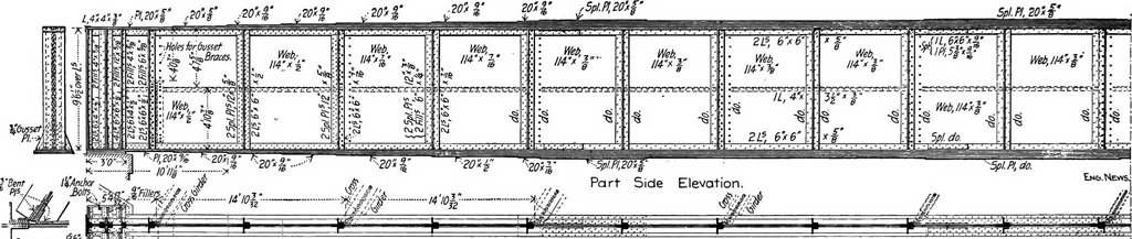 An illustration from Lettering for draftsmen, engineers and students; a practical system of freehand lettering for working drawings, 1917, leaf 29