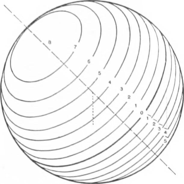 An illustration from A text-book on shades and shadows, and perspective, 1900, leaf 129