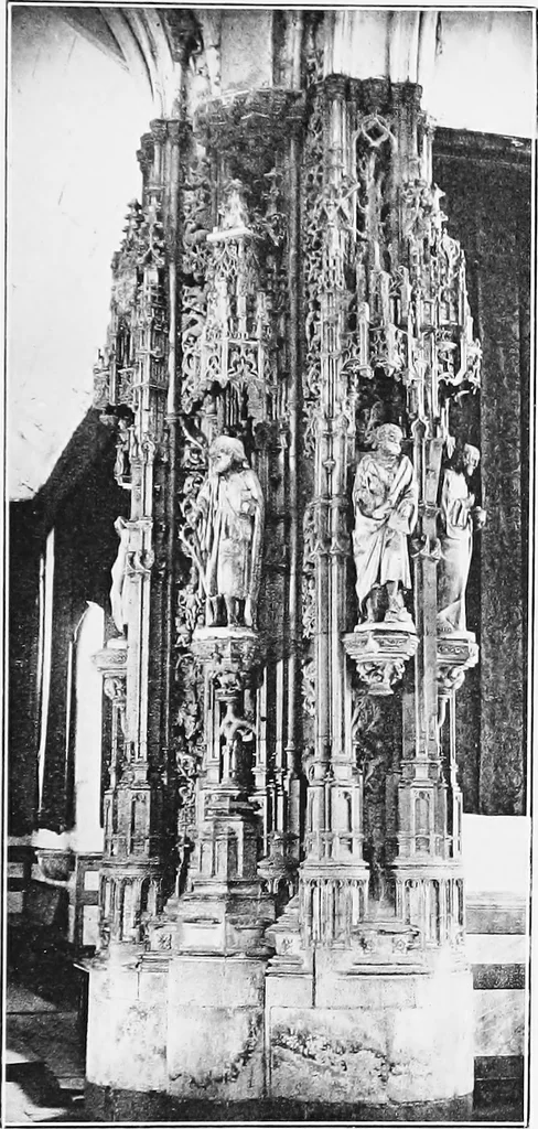 An illustration from Sculpture in Spain, 1912, leaf 204