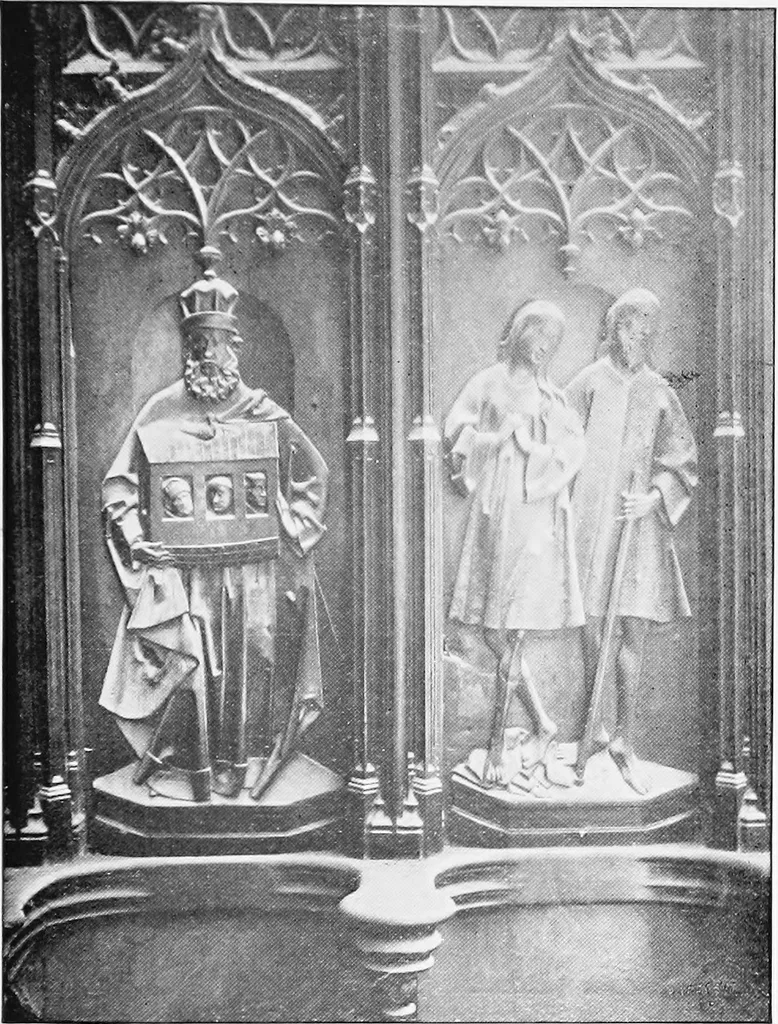 An illustration from Sculpture in Spain, 1912, leaf 222