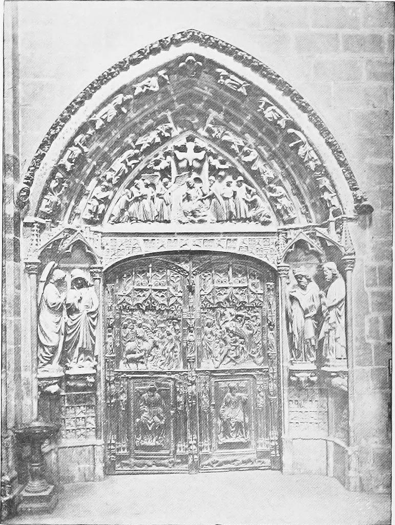 An illustration from Sculpture in Spain, 1912, leaf 233