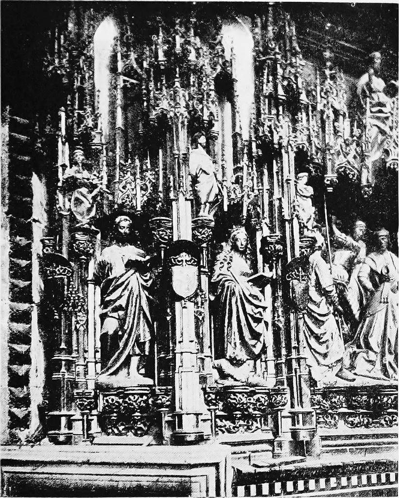 An illustration from Sculpture in Spain, 1912, leaf 252