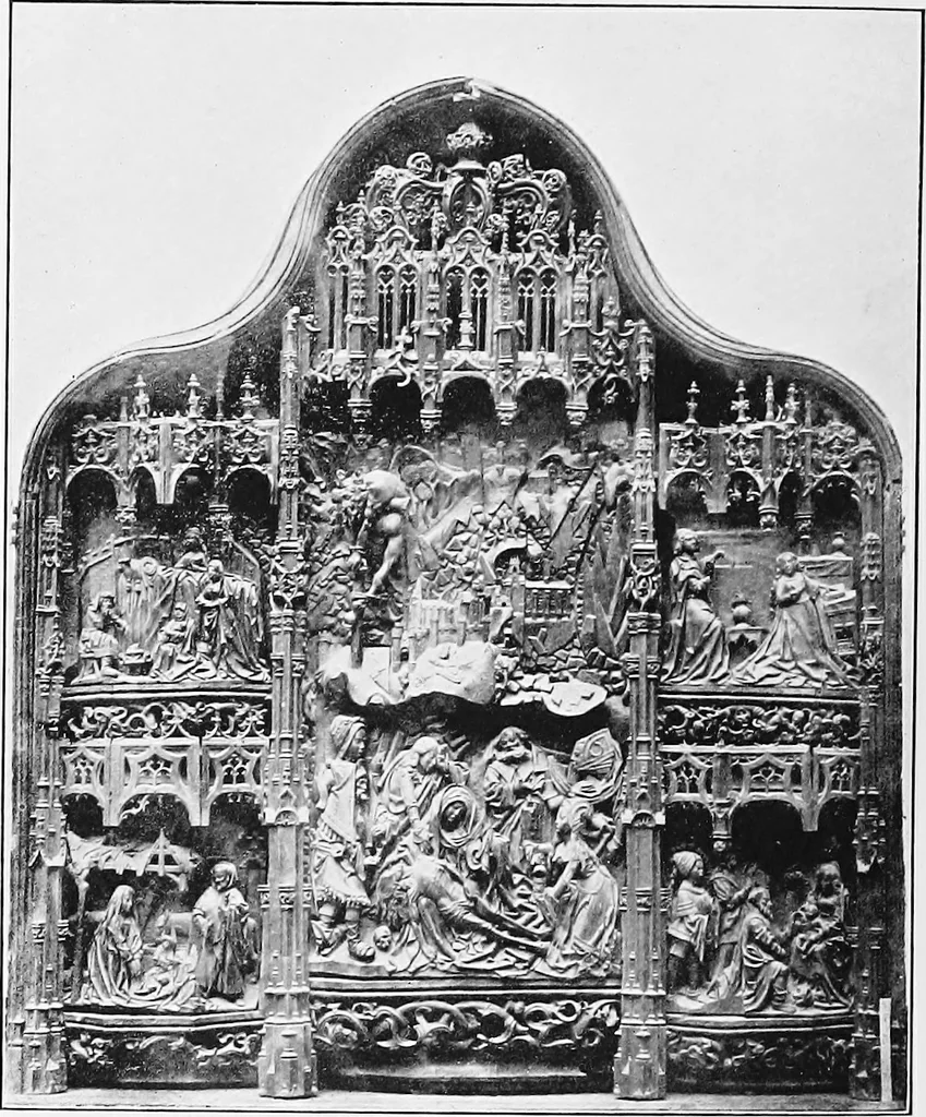 An illustration from Sculpture in Spain, 1912, leaf 255