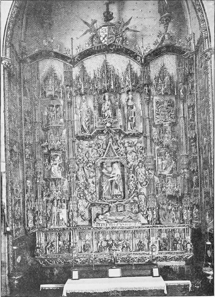 An illustration from Sculpture in Spain, 1912, leaf 257