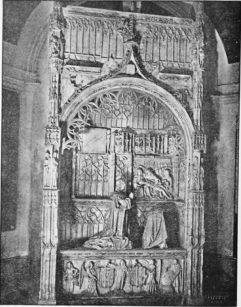 An illustration from Sculpture in Spain, 1912, leaf 263