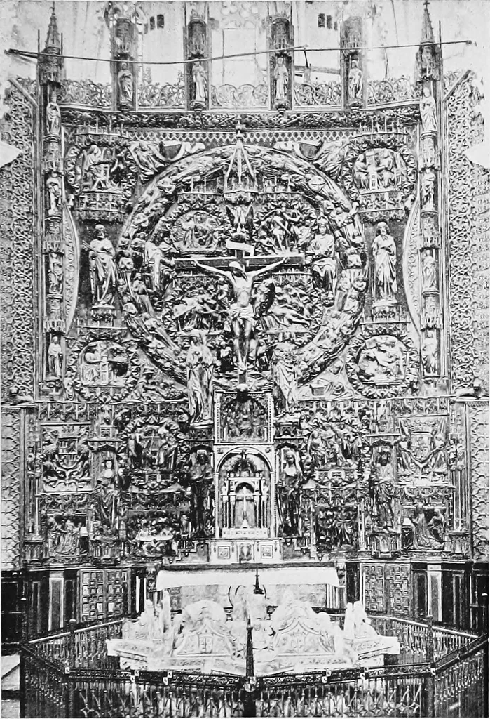 An illustration from Sculpture in Spain, 1912, leaf 264