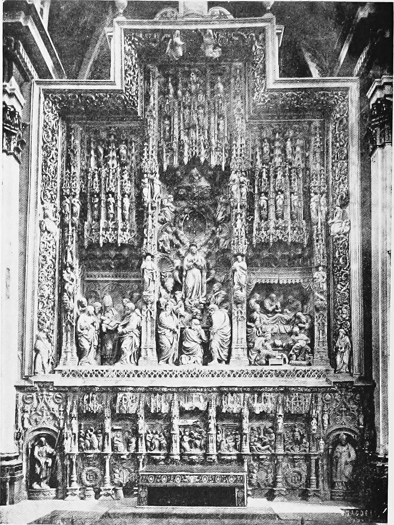 An illustration from Sculpture in Spain, 1912, leaf 269