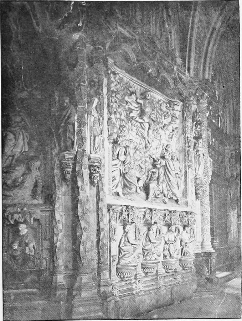 An illustration from Sculpture in Spain, 1912, leaf 274