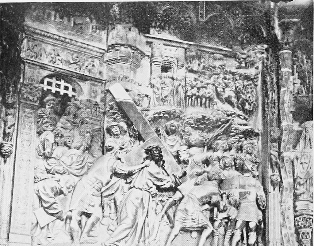 An illustration from Sculpture in Spain, 1912, leaf 275