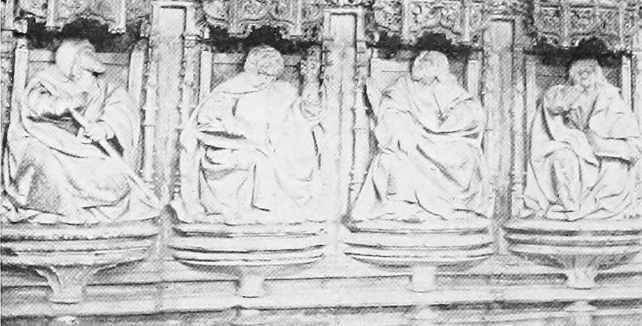 An illustration from Sculpture in Spain, 1912, leaf 275