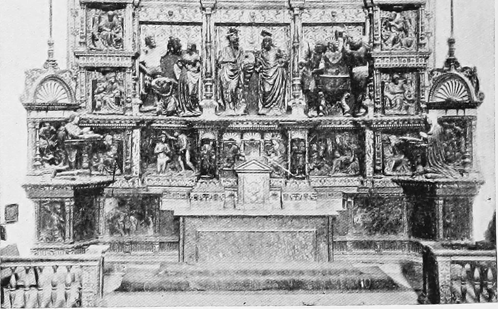 An illustration from Sculpture in Spain, 1912, leaf 295