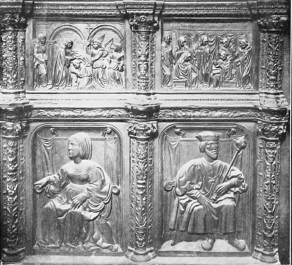 An illustration from Sculpture in Spain, 1912, leaf 305
