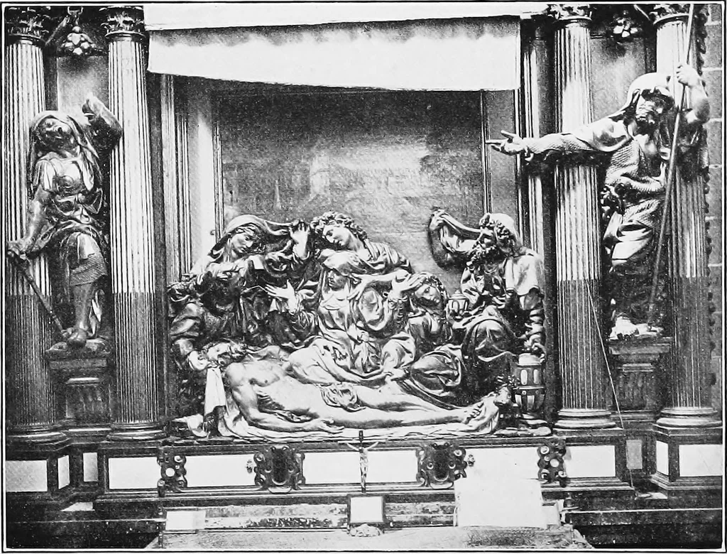 An illustration from Sculpture in Spain, 1912, leaf 319