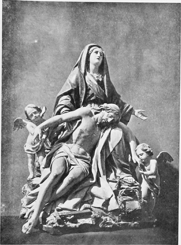 An illustration from Sculpture in Spain, 1912, leaf 348