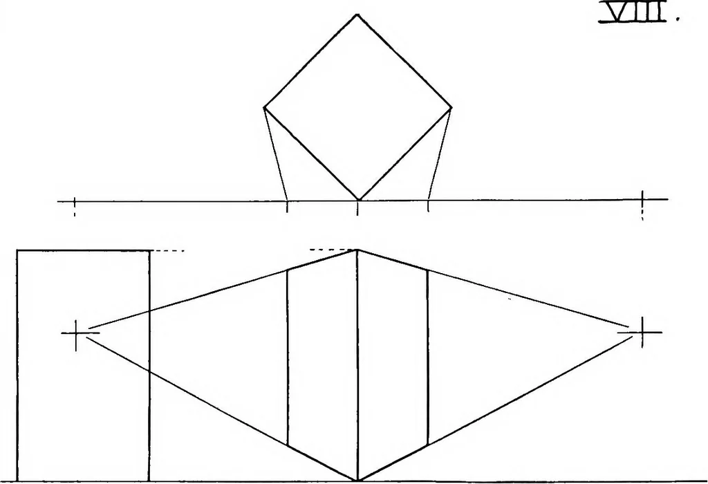 An illustration from Simplified mechanical perspective for the use of ... schools, 1909, leaf 25